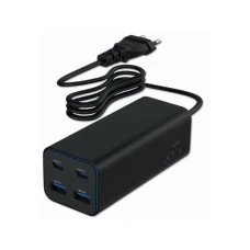 GEMBIRD TA-UC-2A2C-PD100-01-BK 4-port 100W GaN USB PowerDelivery brzi punjač, black
