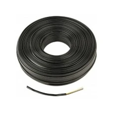 GEMBIRD TC1000S-100M-B Gembird Flat Telefonski kabl, 4 zice, 1 00m black (1888)