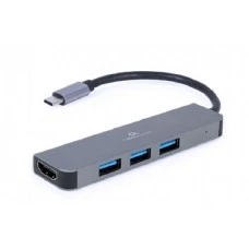 GEMBIRD Tip-C multiport USB hub, 3x USB-A, 1x HDMI (A-CM-COMBO2-01) GEMBIRD Tip-C multiport USB hub, 3x USB-A, 1x HDMI (A-CM-COMBO2-01)