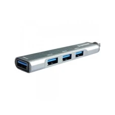 GEMBIRD UHB-U3P4-05 4-port HUB, Type-C + USB 3.0 Aluminum GEMBIRD UHB-U3P4-05 4-port HUB, Type-C + USB 3.0 Aluminum