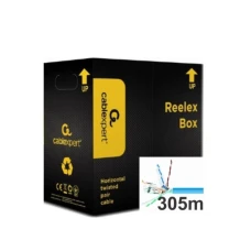 GEMBIRD UPC-6170E-SOL BLUE, UTP cat.6 Indoor solid 23AWG, 0.57mm PREMIUM CCA kotur pun presek 305m