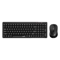 GENIUS LuxeMate Q8100 Wireless USB US crna tastatura + miš