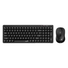 GENIUS LuxeMate Q8100 Wireless USB US crna tastatura + miš