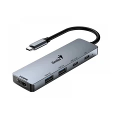 GENIUS UH-500 5-in-1 USB Hub srebrni GENIUS UH-500 5-in-1 USB Hub srebrni