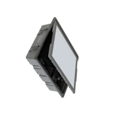GEWISS GW24617 podna izlazna kutija - inoks poklopac - sistem 32 modula