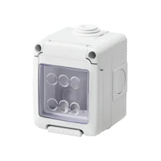 GEWISS GW27042 vodonepropusno kućište za sistemske uređaje - 2 gang - siva ral 7035 - ip55