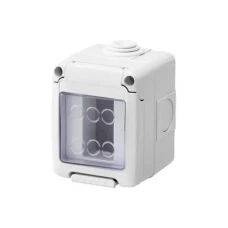 GEWISS GW27401 combi in - vodonepropusna kapa 2 moduli - sistem - IP55 - siva ral 7035