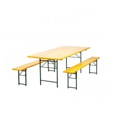 Green Bay STOUT Baštenski set sto + 2 klupe 220 x 90 Green Bay STOUT Baštenski set sto + 2 klupe 220 x 90