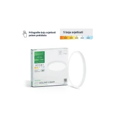 GREEN TECH TECH LED PLAFONJERA 24W 3000K-3500K-4000K-5000K-6500K FI40cm 5CCT BELA