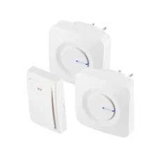 HOME Bežicno kucno zvono set 230V, kineticki taster,IP44,melodija 36,domet na otvorenom 100 m