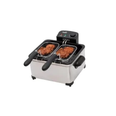 HOME Friteza sa 2 korpe, 5 l, 2000W HOME Friteza sa 2 korpe, 5 l, 2000W