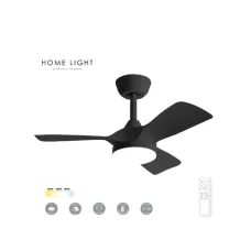HOME LIGHT FD220 Bryce Plafonski ventilator crni