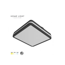 HOME LIGHT Nora 18W CCT LED plafonjera crna