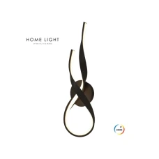 HOME LIGHT Solea 137 LED zidna lampa crna