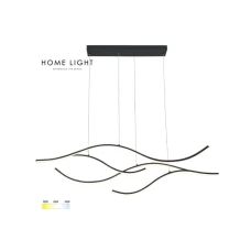 HOME LIGHT Solea 141 LED luster crni