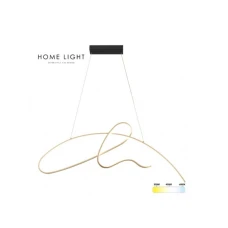 HOME LIGHT Solea 147 LED luster crni