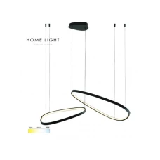 HOME LIGHT Solea 17 LED visilica crna