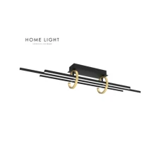 HOME LIGHT SOLEA 2 LUSTER 36W 3000/4000/6000K CRNA/ZLATO HOME LIGHT SOLEA 2 LUSTER 36W 3000/4000/6000K CRNA/ZLATO