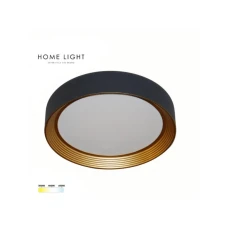HOME LIGHT Solea 65 CCT LED plafonjera crna