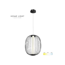 HOME LIGHT Solea 67 CCT LED visilica crna