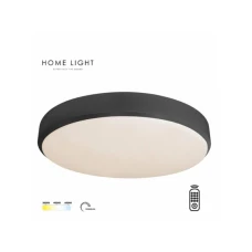 HOME LIGHT Solea 87 CCT LED plafonjera crna