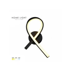 HOME LIGHT Solea 88 CCT LED zidna lampa crna