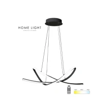 HOME LIGHT Solea 90 LED luster crni