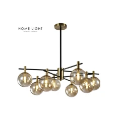 HOME LIGHT TALIA 5 LUSTER 8*G9 CRNA/BAKAR