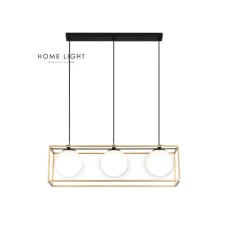 HOME LIGHT TALIA 72 LUSTER 3XE14 CRNA/ZLATO