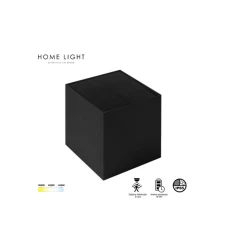 HOME LIGHT Tayo 3W 3CCT Solarna svetiljka crna