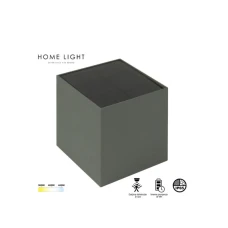HOME LIGHT Tayo 6W 3CCT Solarna svetiljka siva HOME LIGHT Tayo 6W 3CCT Solarna svetiljka siva