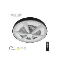 HOME LIGHT YL-FAN-G001 LED plafonjera sa ventilatorom crna