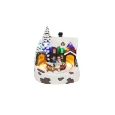 HOME Svetleća LED diorama snežna koliba HOME Svetleća LED diorama snežna koliba