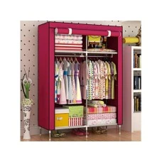 HOMEMATE Prenosivi garderober bordo boje 170*105*45