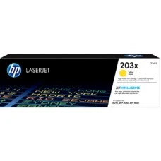 HP 203X High Yield Yellow Original LaserJet Toner Cartridge (CF542X)