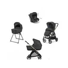 INGLESINA Kolica za bebe Electa Darwin 25 3u1, Crna