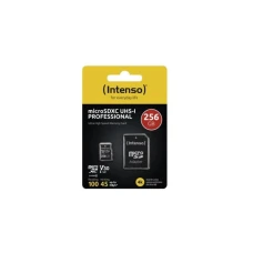 INTENSO Micro SDXC 256GB UHS-I Professional 3433492 + adapter INTENSO Micro SDXC 256GB UHS-I Professional 3433492 + adapter