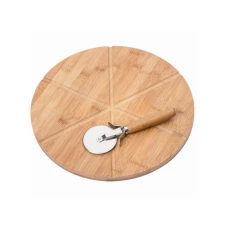 KESPER KSP58462 Daska za pizzu bambus 32 cm sa točkićem za sečenje (KSP58462) KESPER KSP58462 Daska za pizzu bambus 32 cm sa točkićem za sečenje (KSP58462)