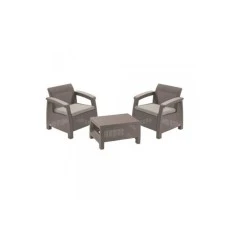 KETER CORFU WEEKEND Baštenski set Pe-ratan, kapucino (CU 227630) KETER CORFU WEEKEND Baštenski set Pe-ratan, kapucino (CU 227630)