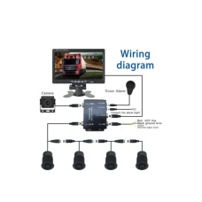 KETTZ Parking senzori 1224V + Monitor AHD 7 + Kamera PMK-KT303AHD