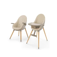 KINDERKRAFT KINDERKRAFT STOLICA ZA HRANJENJE 2U1 FINI UP BEIGE KINDERKRAFT KINDERKRAFT STOLICA ZA HRANJENJE 2U1 FINI UP BEIGE