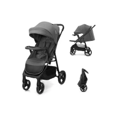 KINDERKRAFT Kolica za bebe sa tacnom TRIG 3 GREY