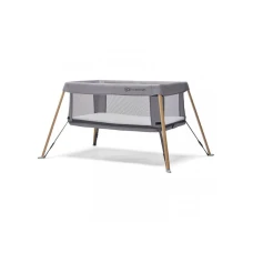 KINDERKRAFT Prenosivi krevetac MOVI grey&wood