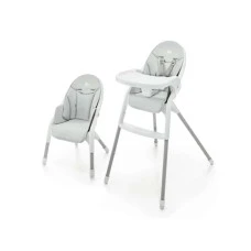 KINDERKRAFT STOLICA ZA HRANJENJE DINNLY LIGHT GREY