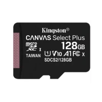 KINGSTON 128GB CANVAS PLUS V10 SDCS2/128GBSP Bez adaptera