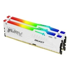 KINGSTON 32GB 2x16GB kit DDR5 6000MT/s CL36 FURY Beast White RGB EXPO KF560C36BWE2AK2-32 KINGSTON 32GB 2x16GB kit DDR5 6000MT/s CL36 FURY Beast White RGB EXPO KF560C36BWE2AK2-32