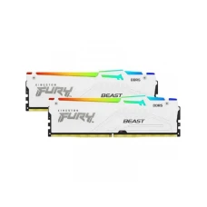 KINGSTON DIMM DDR5 32GB 2x16kit 5.200MHz FURY Beast White RGB XMP KF552C40BWAK2-32 KINGSTON DIMM DDR5 32GB 2x16kit 5.200MHz FURY Beast White RGB XMP KF552C40BWAK2-32