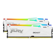 KINGSTON DIMM DDR5 32GB 2x16GB kit 6400MT/s KF564C32BWEAK2-32 FURY Beast White RGB EXPO