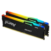 KINGSTON DIMM DDR5 32GB 2x16GB kit 6800MT/s KF568C34BBEAK2-32 FURY Beast Black RGB EXPO KINGSTON DIMM DDR5 32GB 2x16GB kit 6800MT/s KF568C34BBEAK2-32 FURY Beast Black RGB EXPO