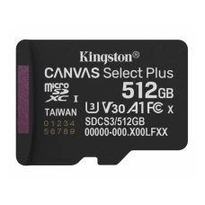 KINGSTON Memorijska kartica U3 V30 microSDXC 512GB Canvas Select Plus G3 150R SDCS3/512GBSP